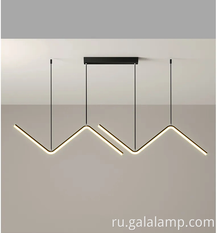 Элегантная северная маленькая люстра для современных ресторанных помещений